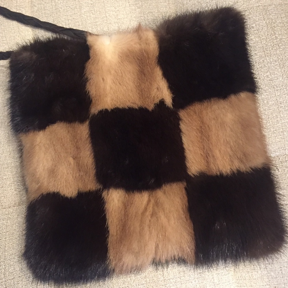 NWOT 💯 Mink Custom Made Shoulder / Crossbody Bag